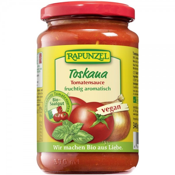 Sos de tomate Toskana VEGAN bio Rapunzel